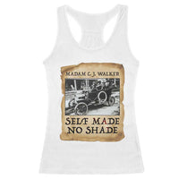 Madam CJ Walker Self Made Millionaire Racerback Tank Top Strong Black Woman Leader - Wonder Print Shop