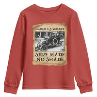Madam CJ Walker Self Made Millionaire Youth Sweatshirt Strong Black Woman Leader - Wonder Print Shop