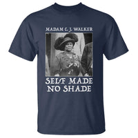 Madam CJ Walker T Shirt Self Made No Shade Female Empowerment - Wonder Print Shop
