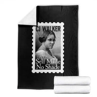 Madam CJ Walker Throw Blanket Strong Black Woman Leader - Wonder Print Shop