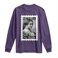Madam CJ Walker Long Sleeve Shirt Strong Black Woman Leader - Wonder Print Shop