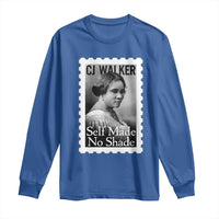 Madam CJ Walker Long Sleeve Shirt Strong Black Woman Leader - Wonder Print Shop