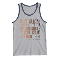 Madam CJ Walker Quote Tank Top Get Up And Make Opportunities - Wonder Print Shop