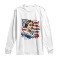 Madam CJ Walker Patriotic Long Sleeve Shirt Strong Black Woman Leader - Wonder Print Shop