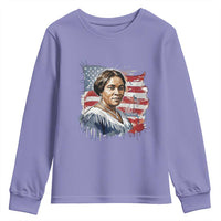 Madam CJ Walker Patriotic Youth Sweatshirt Strong Black Woman Leader - Wonder Print Shop