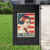 Madam CJ Walker Patriotic Garden Flag Black History Month Gift - Wonder Print Shop