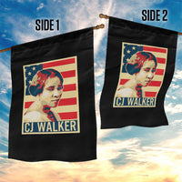Madam CJ Walker Patriotic Garden Flag Black History Month Gift - Wonder Print Shop