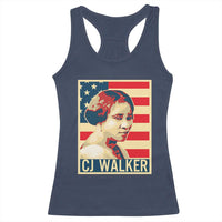Madam CJ Walker Patriotic Racerback Tank Top Black History Month Gift - Wonder Print Shop