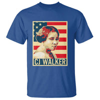 Madam CJ Walker Patriotic T Shirt Black History Month Gift - Wonder Print Shop