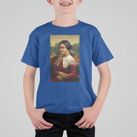 Madam CJ Walker Mona Lisa T Shirt For Kid Black History Month Gift - Wonder Print Shop