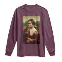 Madam CJ Walker Mona Lisa Long Sleeve Shirt Black History Month Gift - Wonder Print Shop