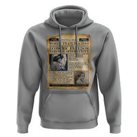 Madam CJ Walker Vintage Newspaper Style Hoodie Economic Freedom Through Opportunity - Wonder Print Shop
