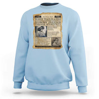Madam CJ Walker Vintage Newspaper Style Sweatshirt Economic Freedom Through Opportunity - Wonder Print Shop