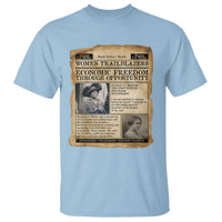 Madam CJ Walker Vintage Newspaper Style T Shirt Economic Freedom Through Opportunity - Wonder Print Shop