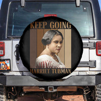 Madam CJ Walker Keep Going Retro Poster Spare Tire Cover Black History Month Gift - Wonder Print Shop