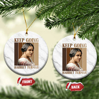 Madam CJ Walker Keep Going Retro Poster Ceramic Ornament Black History Month Gift - Wonder Print Shop