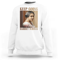 Madam CJ Walker Keep Going Retro Poster Sweatshirt Black History Month Gift - Wonder Print Shop