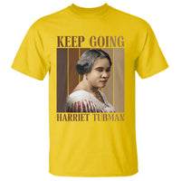 Madam CJ Walker Keep Going Retro Poster T Shirt Black History Month Gift - Wonder Print Shop