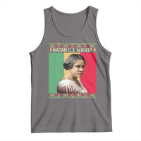 Madam CJ Walker Retro Sunset Tank Top Strong Black Woman Leader - Wonder Print Shop