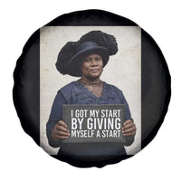 Madam CJ Walker Quote Spare Tire Cover I Got My Start By Giving Myself A Start - undefined