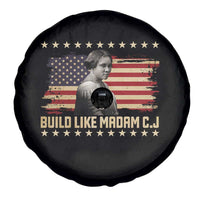 Build Like Madam CJ Walker Spare Tire Cover Black History Month Gift - Wonder Print Shop