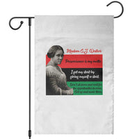 Madam CJ Walker Garden Flag Women Empowerment Inspirational Quote - Wonder Print Shop
