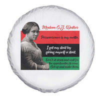 Madam CJ Walker Spare Tire Cover Women Empowerment Inspirational Quote - Wonder Print Shop