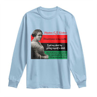 Madam CJ Walker Long Sleeve Shirt Women Empowerment Inspirational Quote - Wonder Print Shop