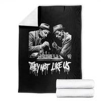MLK And Malcolm X Throw Blanket They Not Like Us African American Heritage Gift - Wonder Print Shop