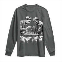 MLK And Malcolm X Long Sleeve Shirt They Not Like Us African American Heritage Gift - Wonder Print Shop