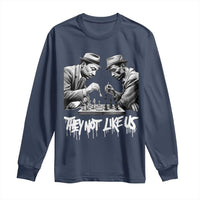 MLK And Malcolm X Long Sleeve Shirt They Not Like Us African American Heritage Gift - Wonder Print Shop