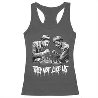 MLK And Malcolm X Racerback Tank Top They Not Like Us African American Heritage Gift - Wonder Print Shop