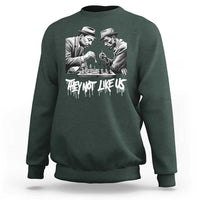MLK And Malcolm X Sweatshirt They Not Like Us African American Heritage Gift - Wonder Print Shop
