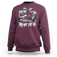MLK And Malcolm X Sweatshirt They Not Like Us African American Heritage Gift - Wonder Print Shop