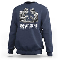 MLK And Malcolm X Sweatshirt They Not Like Us African American Heritage Gift - Wonder Print Shop