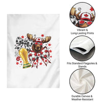 Proud Canada Soccer 2026 Garden Flag Canadian Football Fan