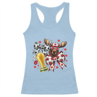 Proud Canada Soccer 2026 Racerback Tank Top Canadian Football Fan