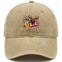 Proud Canada Soccer 2026 Washed Cotton Baseball Cap Canadian Football Fan