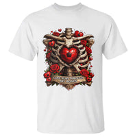 Love Runs Through My Bones T Shirt Funny Skeleton Soccer Player Gift