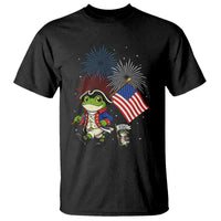 Funny Patriotic Frog T Shirt Celebrating 250 Years Of Freedom