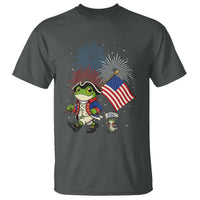 Funny Patriotic Frog T Shirt Celebrating 250 Years Of Freedom