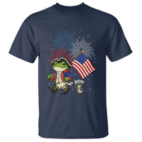 Funny Patriotic Frog T Shirt Celebrating 250 Years Of Freedom