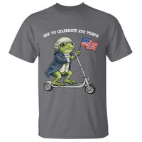 Funny Patriotic Frog T Shirt Off To Celebrate 250 Years Of Freedom