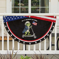 Funny Frog Patriotic Fan Flag Off To Celebrate 250 Years Of Freedom