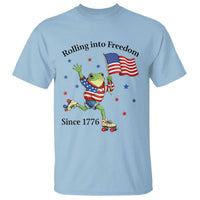 Funny Patriotic Frog T Shirt Rolling Into Freedom Since 1776