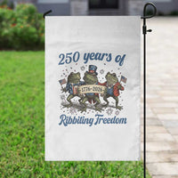 Funny Frog 250 Years Of Ribbiting Freedom Garden Flag