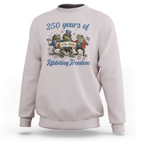 Funny Frog 250 Years Of Ribbiting Freedom Sweatshirt
