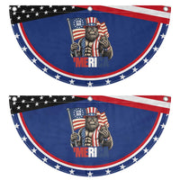 Funny Bigfoot Merica Rock Patriotic Fan Flag USA 250th Anniversary