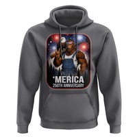 Funny Bigfoot America 250 Years Of American Freedom Hoodie