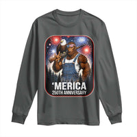 Funny Bigfoot America 250 Years Of American Freedom Long Sleeve Shirt